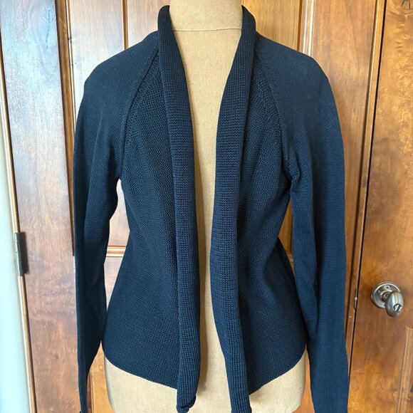 Peruvian Connection Cardigan. Size Large. Blue. - Picture 2 of 6